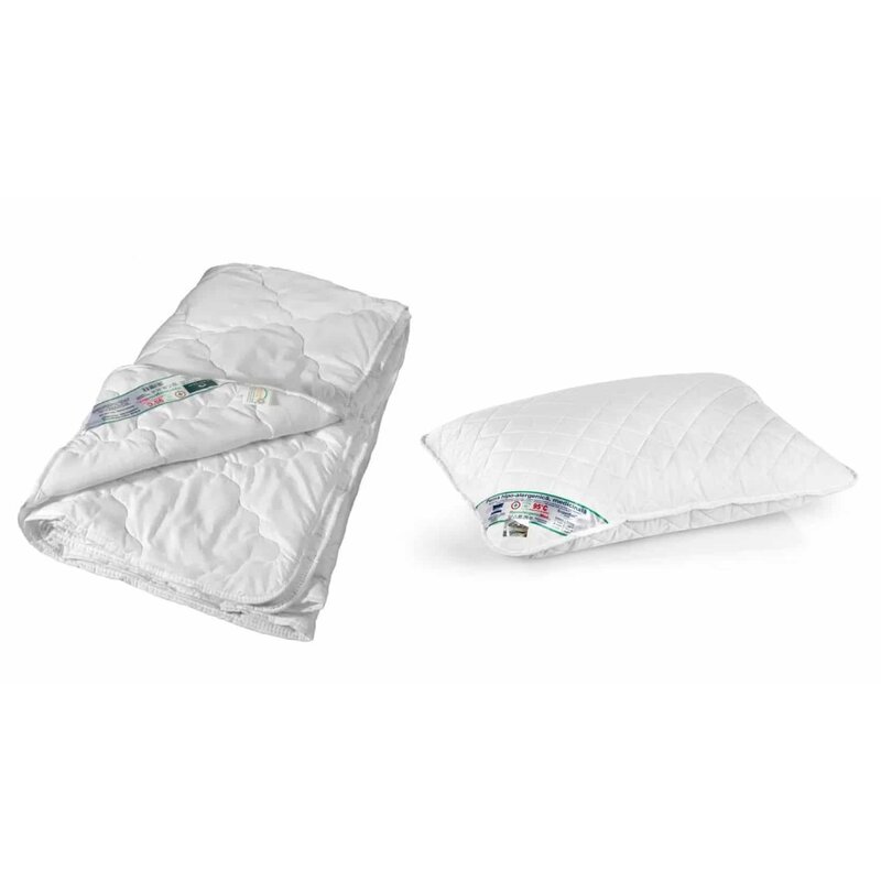 HypoallergenicMed - Set Somnart pilota 140x200 cm de 200g, 1 perna 50x70