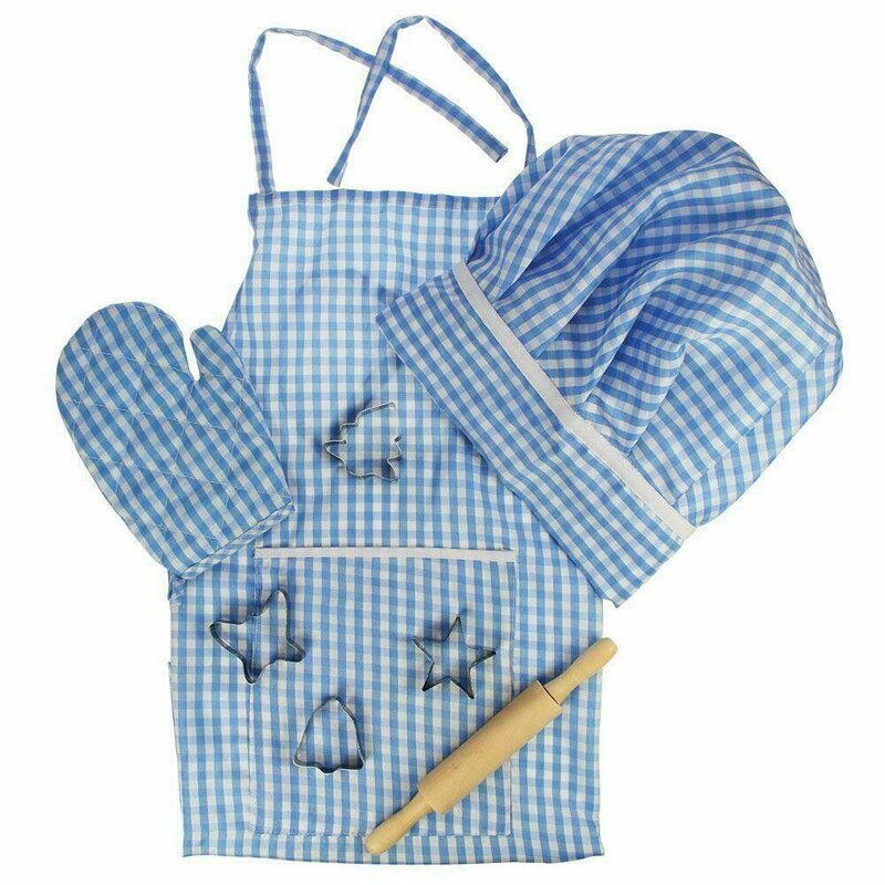 Bigjigs - set sortulet si accesorii, albastru