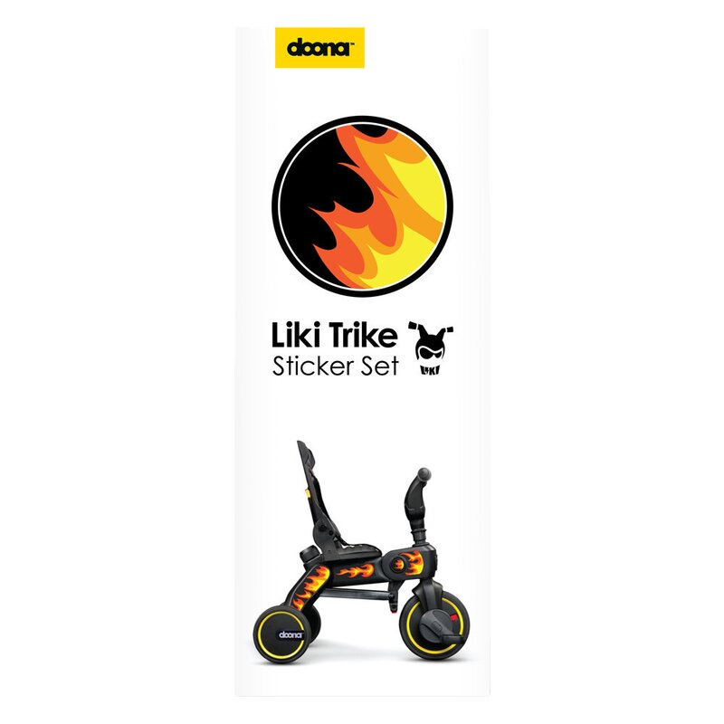 Doona - accesoriu set stickere liki trike flames
