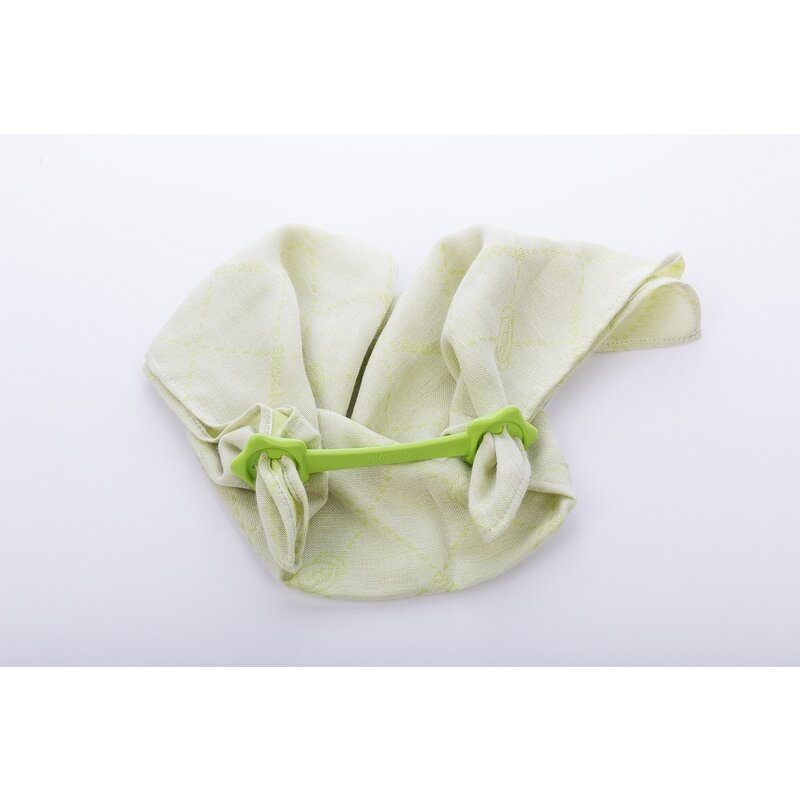 Ekoala - set suport de prindere baveta cu swaddle, verde