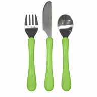 Set tacamuri de invatare - Learning Cutlery - Green Sprouts iPlay - Green