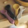 Set tacamuri, Petite&Mars, Take&Match, Din silicon, Forma ergonomica, Delicate cu gingiile, Adecvate pentru masina de spalat vase, Fara BPA, 6 luni+, Velvet Latte, Maro pudrat - 9