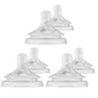 Set tetine, Philips Avent, Natural Response, 6 buc, Cu debit 5 (rapid), 6 luni+, Transparent - 1