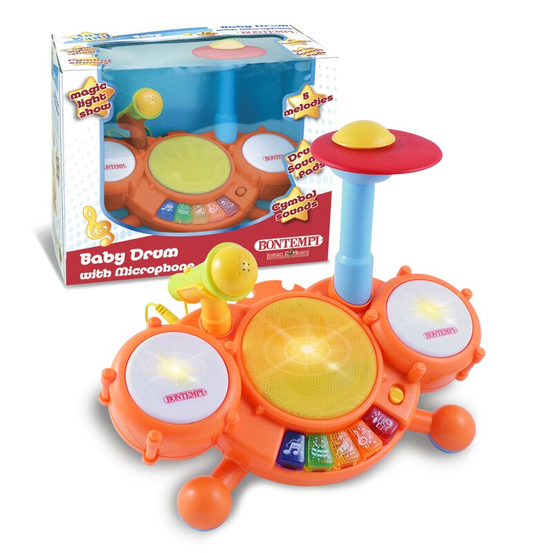 Bontempi - set de tobe electronice cu microfon