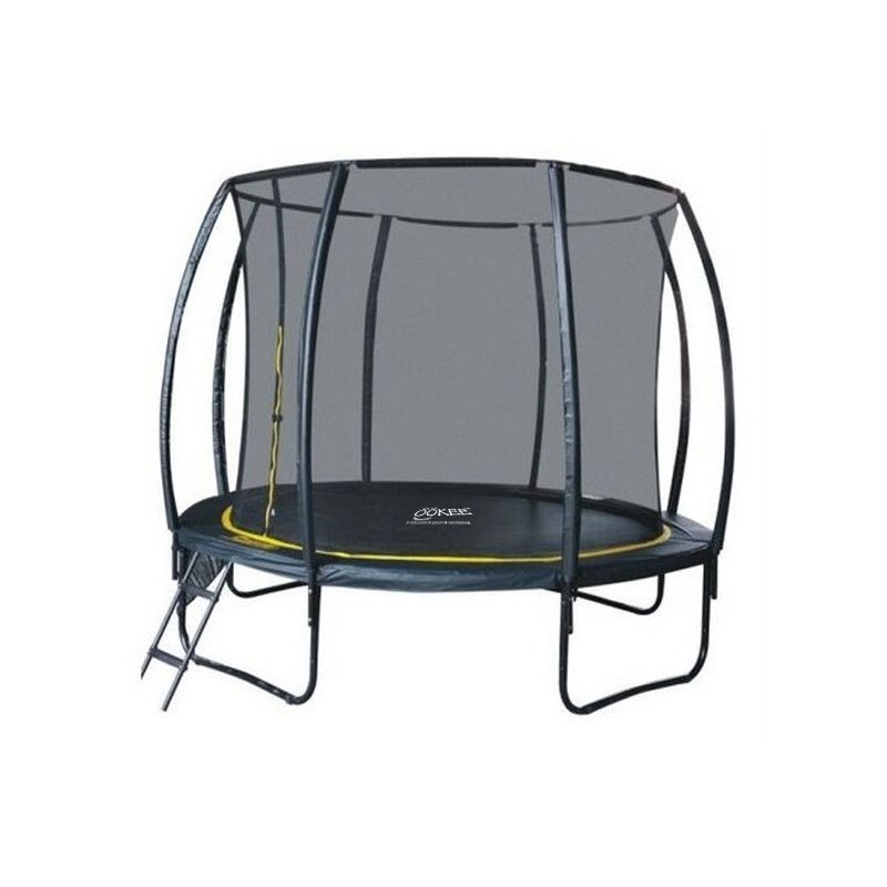 Heutink - set trambulina ookee jump carbon cu plasa si scarita, 305 cm