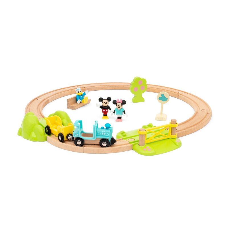 Brio - set tren , mickey mouse , cu 2 figurine