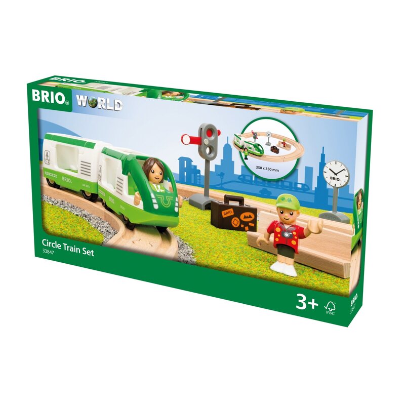 Brio - set tren si sina , in cerc