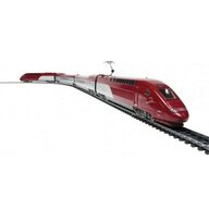 Mehano - Tren T365 Thalys Electric, Cu locomotiva, Trei vagoane, Sina si diorama