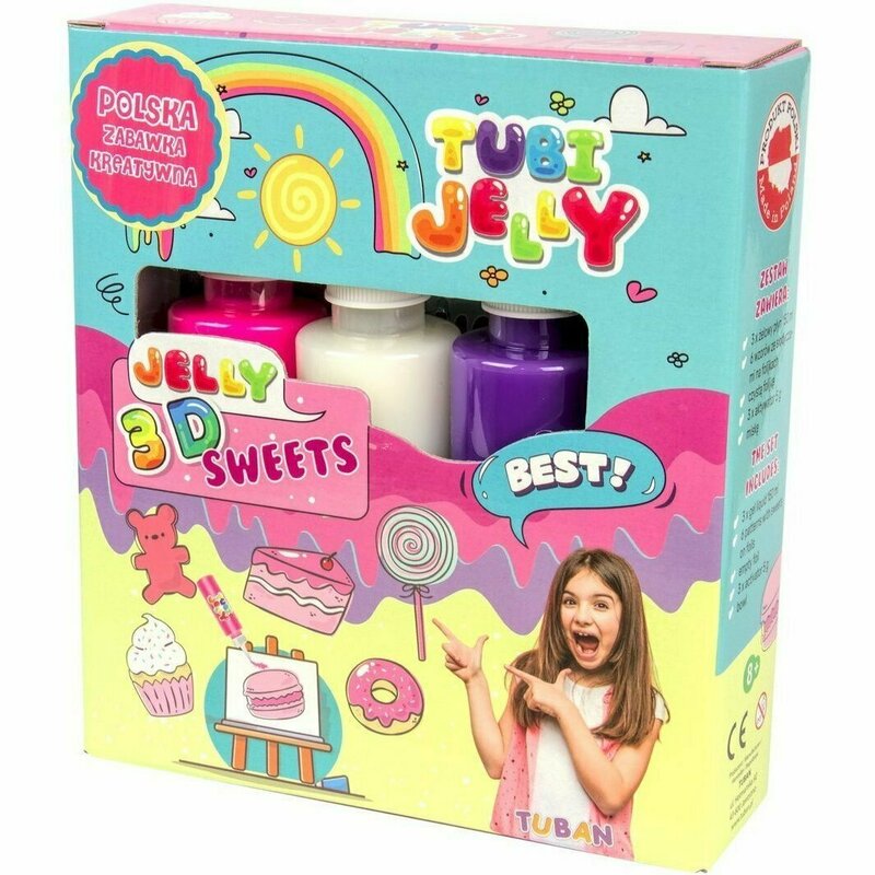 Tuban - set tubi jelly cu 3 culori - dulciuri tu3317