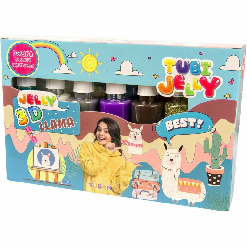 Tuban - set tubi jelly cu 6 culori - lama tu3327
