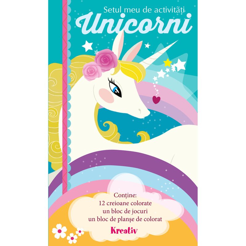 Editura kreativ - set creativ unicorni