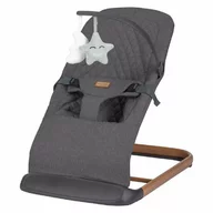 Sezlong balansoar, FreeON, Serene, Pana la 9 kg, Cu centura in 3 puncte, Spatar reglabil in 3 etape, Cu bara de jucarii, 70 x 45 x 56 cm, 0 luni+, Grey