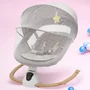 Sezlong balansoar, New Baby, Smart, Pana la 9 kg, Include cronometru si detector de miscare, Cu 5 viteze de leganare, Cu sunete si melodii, Cu 2 jucarii, 0 lun+, Grey - 3