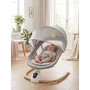 Sezlong balansoar, New Baby, Smart, Pana la 9 kg, Include cronometru si detector de miscare, Cu 5 viteze de leganare, Cu sunete si melodii, Cu 2 jucarii, 0 lun+, Grey - 2