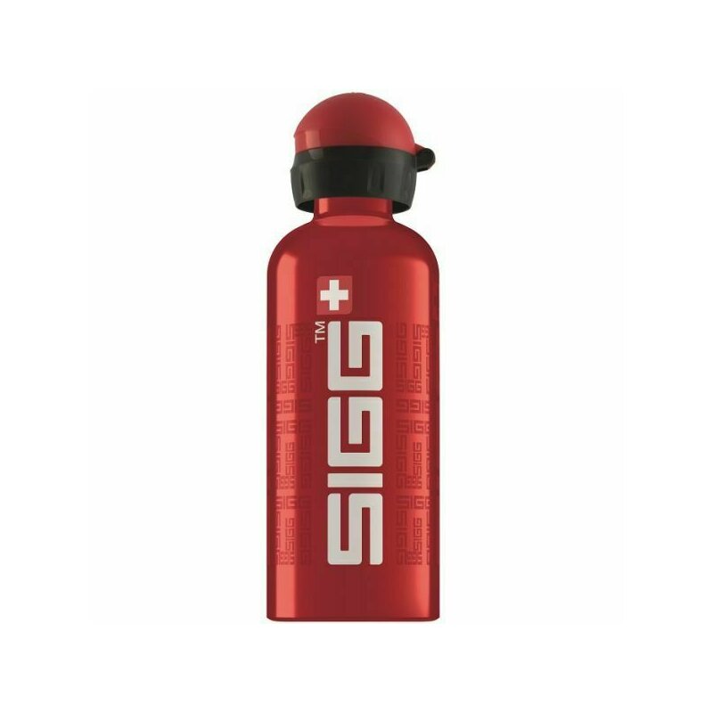 Sigg - bidon nature 600 ml din aluminiu, rosu