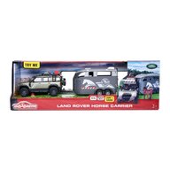 Simba - MAJORETTE LAND ROVER CU REMORCA PENTRU CAI