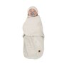 Sistem de infasare si caciulita, MimiNu, Pentru bebe, 0 - 3 luni, Din bumbac certificat Oeko Tex Standard 100, Soft Beige - 4