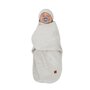 Sistem de infasare si caciulita, MimiNu, Pentru bebe, 0 - 3 luni, Din bumbac certificat Oeko Tex Standard 100, Soft Gray - 4