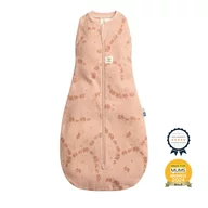 Sistem de infasat si sac de dormit, ErgoPouch, 2 in 1, 3-6 luni, 6-8 kg, TOG 0.2, Bumbac organic, Fermoar bidirectional, Transformabil, Lavabil la masina, Certificat non-toxic, Premiat in Australia, Model elefant, Roz