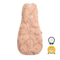 Sistem de infasat si sac de dormit, ErgoPouch, 2 in 1, 6-12 luni, 8-10 kg, TOG 0.2, Bumbac organic, Fermoar bidirectional, Transformabil, Lavabil la masina, Certificat non-toxic, Premiat in Australia, Model elefant, Roz