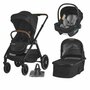 Sistem modular 3in1 Coccolle Aspen Jet Black + Scoica C Knox Greystone - 1