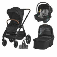 Sistem modular 3in1 Coccolle Aspen Jet Black + Scoica C Knox Greystone