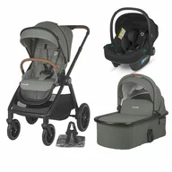 Sistem modular 3in1 Coccolle Aspen Moss green + Scoica auto iSize Coccolle Knox Black