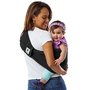 Baby K'tan - Sistem purtare Baby Carrier Original Cotton, Basic Black, Marimea 59755L - 2
