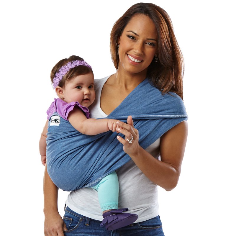 Baby k'tan - sistem purtare baby carrier original cotton, denim, marimea xs