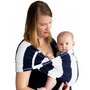 Baby K'tan - Sistem purtare Baby Carrier Print, Navy Stripe, Marimea S - 1