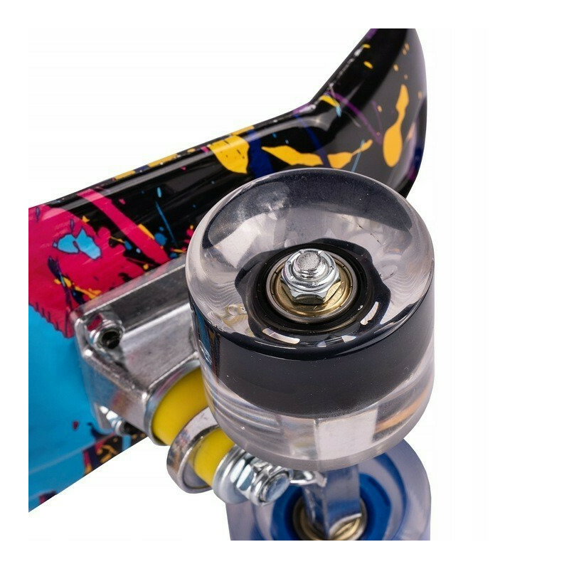 Skateboard malplay multicolor cu roti care lumineaza