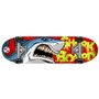 Skateboard, Stamp, Skids Control, Cu suprafata antiderapanta, 28x8 inci, Ofera flexibilitate si rezistenta, Shark - 2