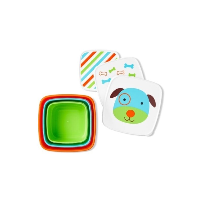 Skip hop - set 3 cutii catel pentru pranz