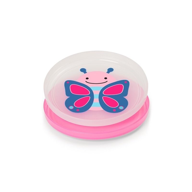 Skip hop - set masa fluture farfurii anti-alunecare