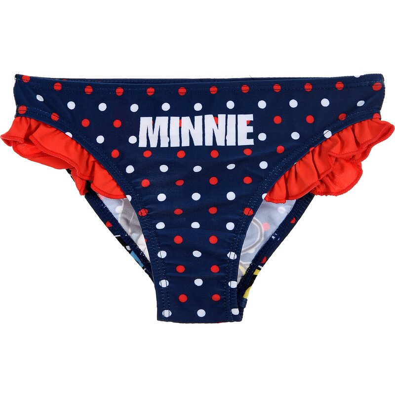 Suncity - slipi baie cu volanase minnie et1805 albastru/rosu/buline_8 ani (128 cm)