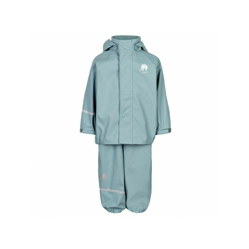 Smoke blue 130 - set jacheta+pantaloni ploaie si windstopper - celavi