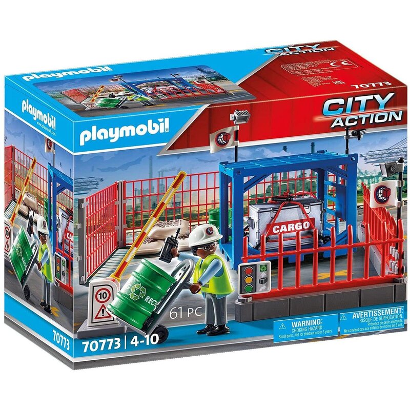 Playmobil - Set de constructie Spatiu depozitare marfa , City Action