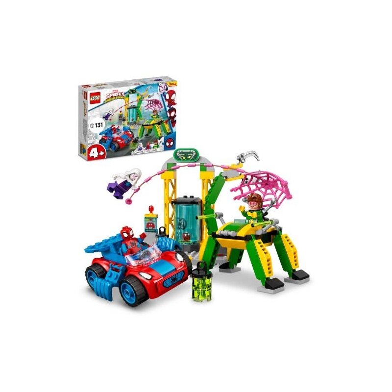 Lego - spider-man în laboratorul lui dock ock