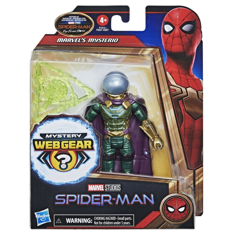 Hasbro - SPIDER-MAN MYSTERY WEBGEAR FIGURINA THUNDER 15CM