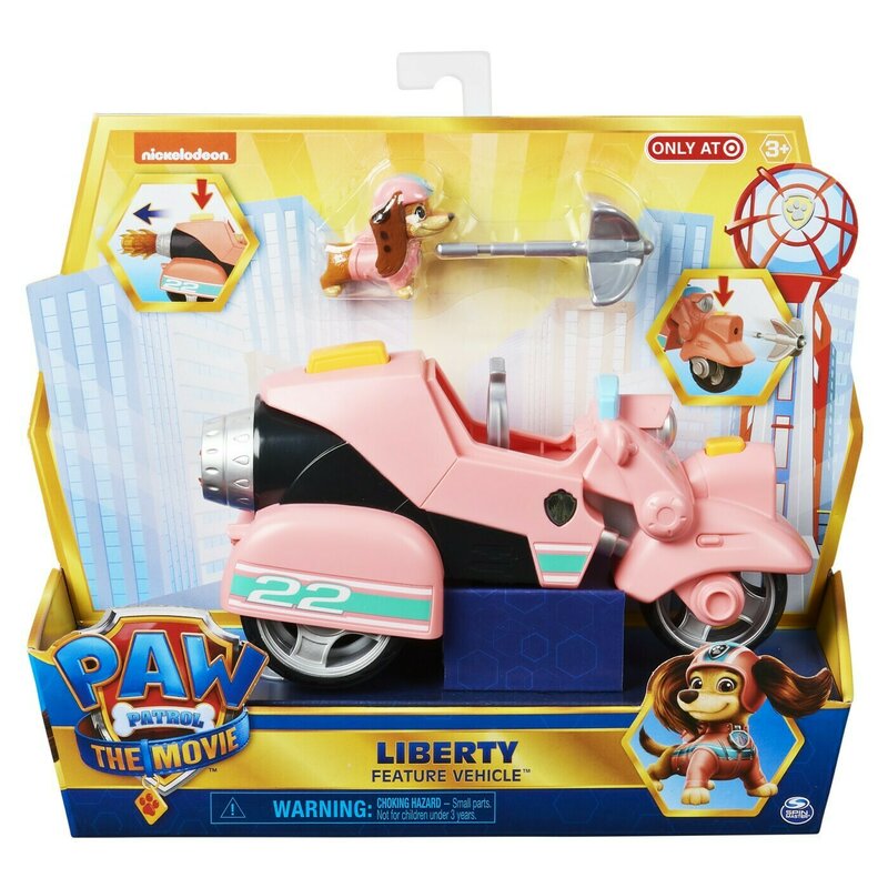 Spin master - patrula catelusilor vehiculul viitorului cu figurina liberty