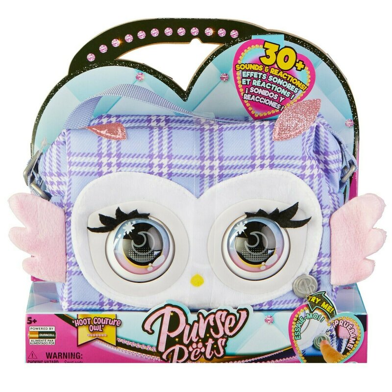 Spin master - purse pets gentuta interactiva hoot couture owl