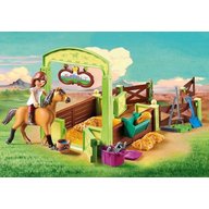 Playmobil - Jucarie Spirit - Spatiu ingrijire cai - Lucky si Spirit
