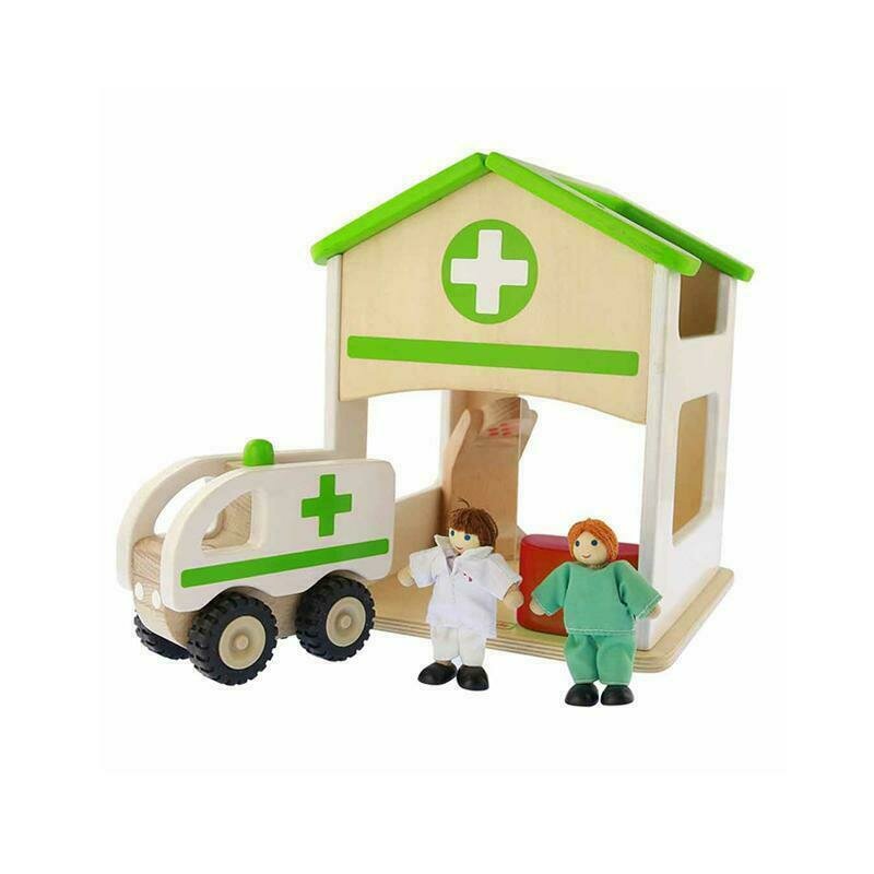 Masterkidz - spital de jucarie, din lemn, +3 ani, , pentru gradinite