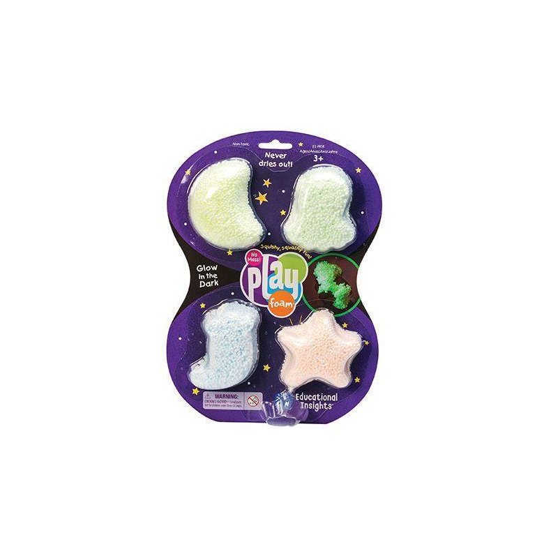 Educational insights - spuma de modelat reflectorizanta playfoam - set 4 buc