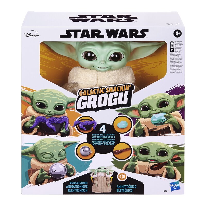 Hasbro - star wars figurina animatronica gustarea galactica grogu baby yoda mandalorianul