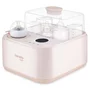 Sterilizator multifunctional, Lionelo, Steam Up, Functie de sterilizare, incalzire si uscare, Capacitate 4 biberoane, Sterilzare pana la 100 grade, Uscare 30-50 min,  Incalzire 37-85 grade, Ecran tactil, Fara BPA, Bej/Rose - 1