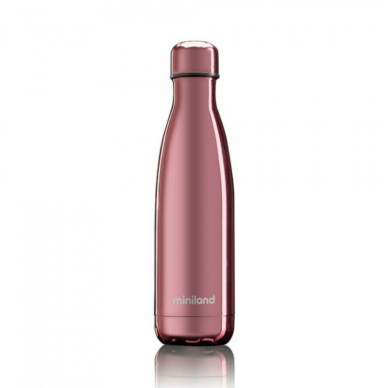 Miniland - sticla termos lichide deluxe 500 ml rose