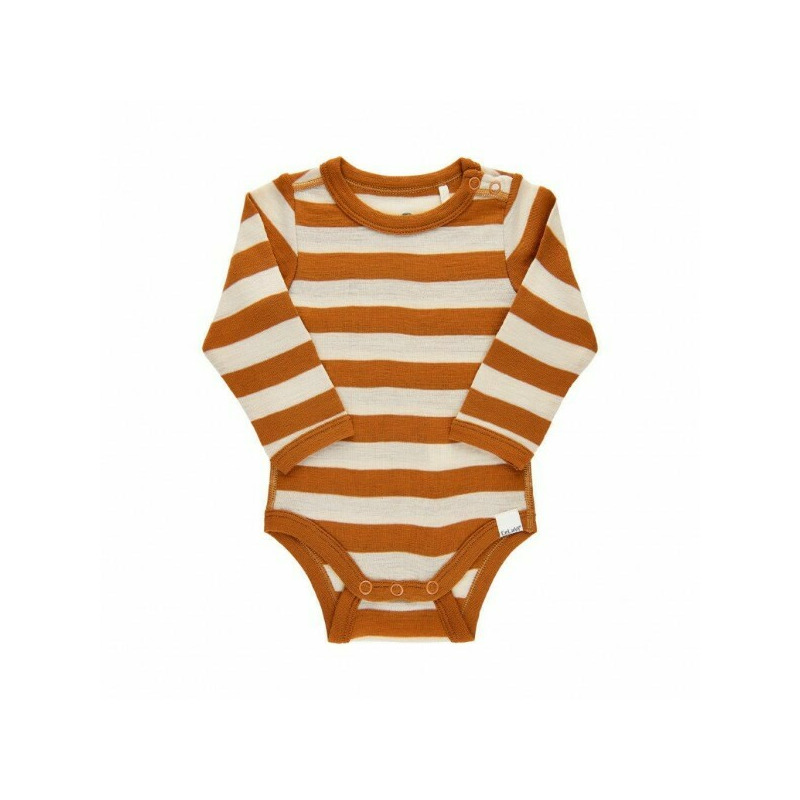 Stripped Pumpkin Spice 80 - Body din lana merinos