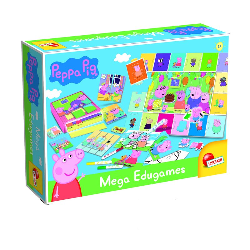 Lisciani - super colectia mea de jocuri - peppa pig