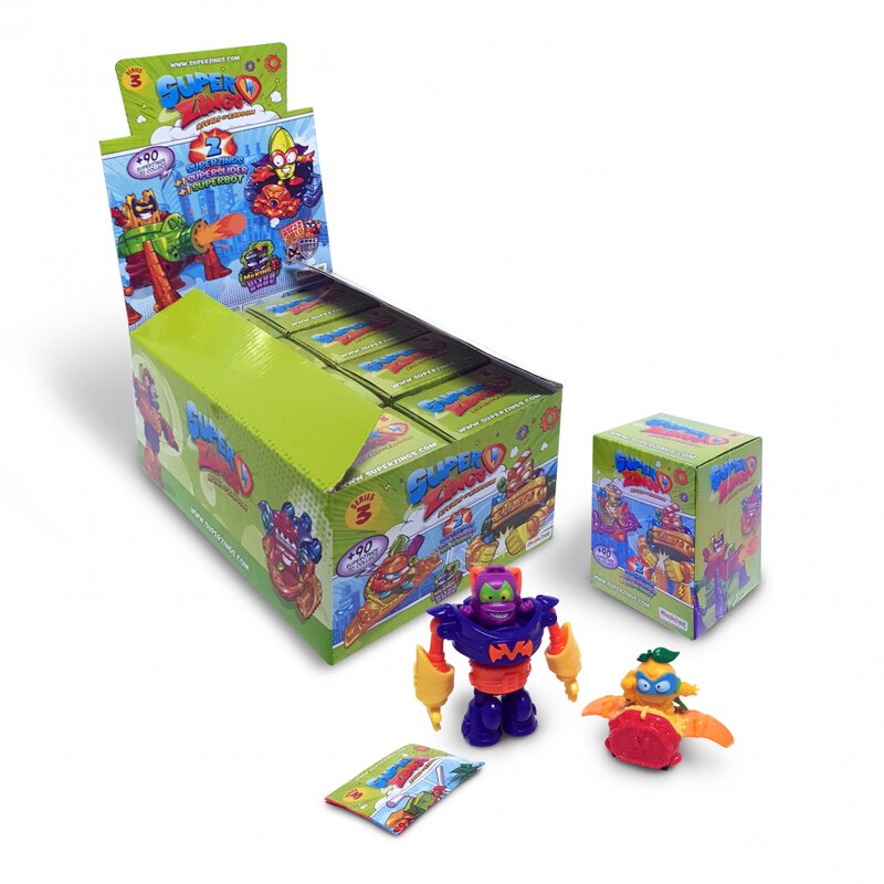 Mattel - set figurine superbot superslider , superzings